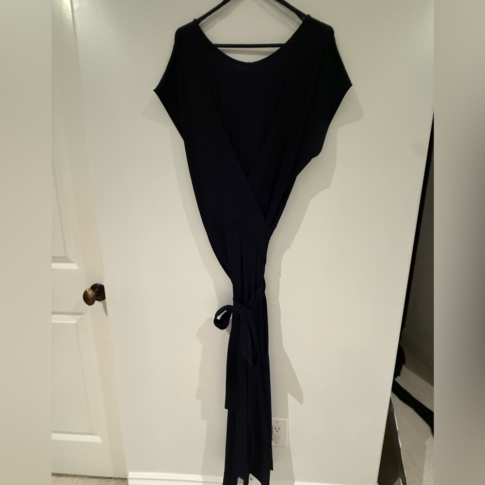 COS Black Wrap Jumpsuit